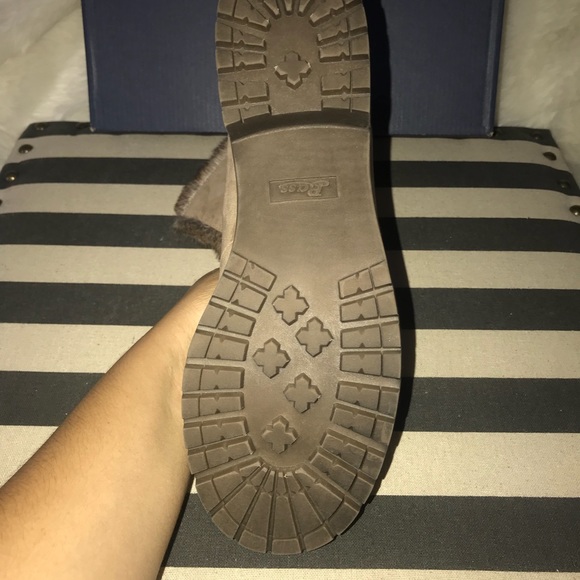 New 2 way Wear GH Bass Faux Suede Fur Boots Taupe - Picture 6 of 8